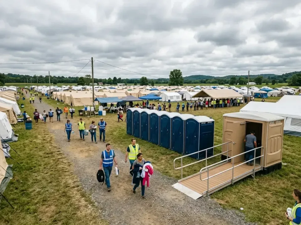 disaster-relief-camp-restrooms-010 — frequently asked questions, Dumpster & Portable Bathrooms Rental in Trent Woods, NC